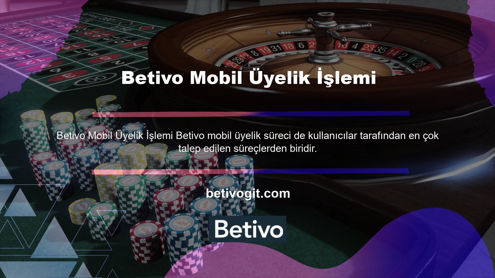 Cep telefonunuzdan Betivo sitesine kayıt olmak için öncelikle yeni Betivo adresinizi onaylamanız gerekmektedir