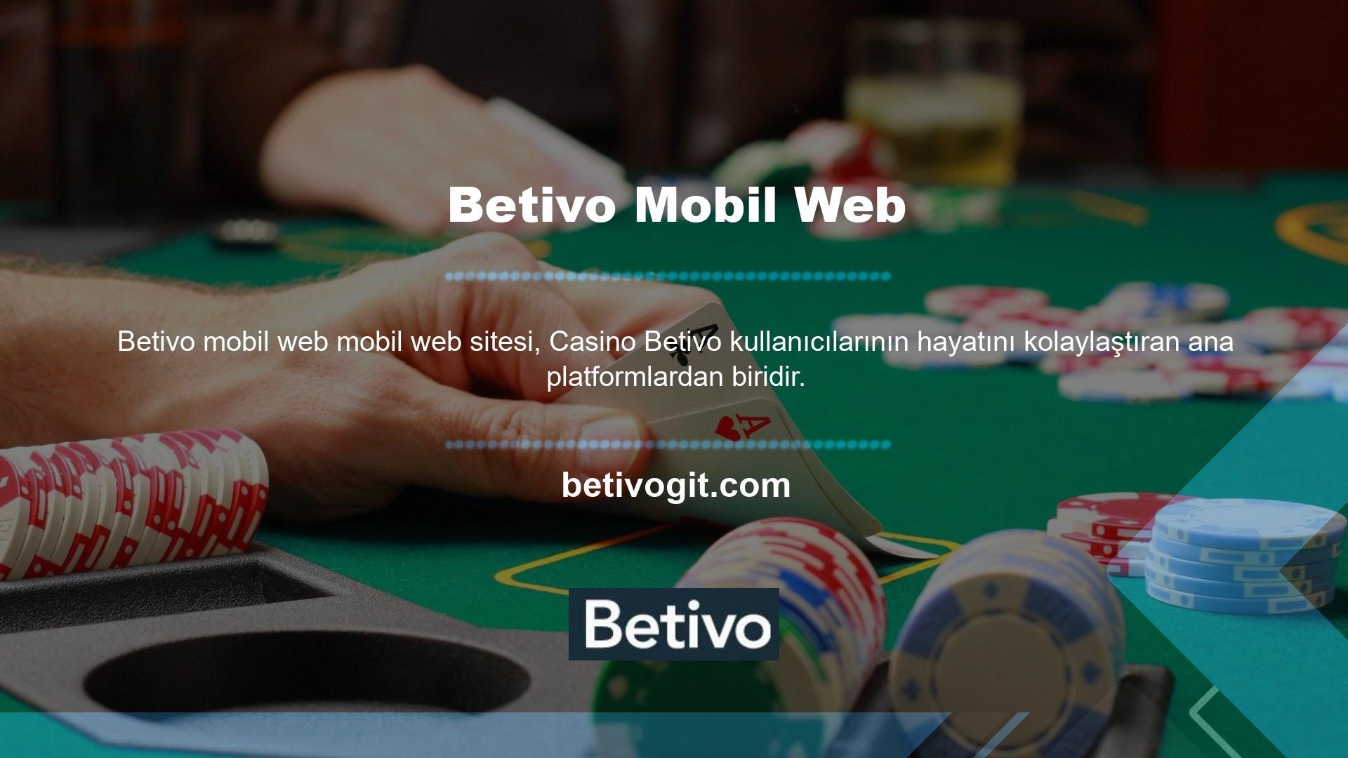 Betivo Android için bir uygulama geliştirdi